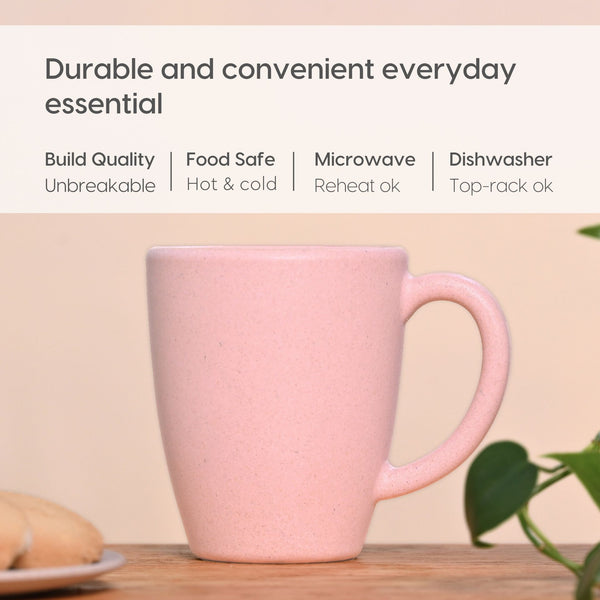 Classic Mug 300 ml | Unbreakable Mugs Made with Rice Husk & Bamboo Fibers