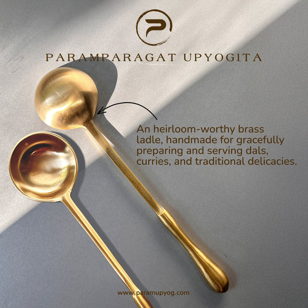 Paramparagat Upyogita Chaitanya  Brass Deep Ladle