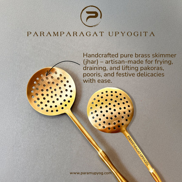 Paramparagat Upyogita Brass Skimmer