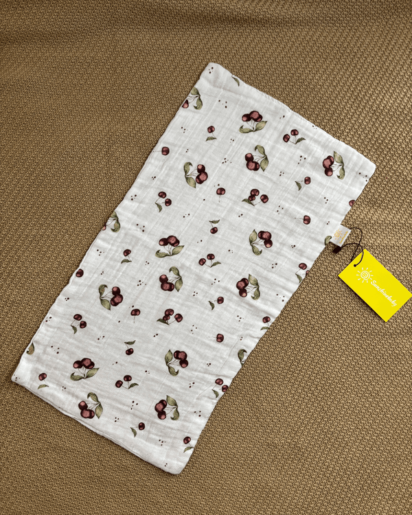 100% Muslin Cotton Hand Towels (25*50cms)Pack of 3