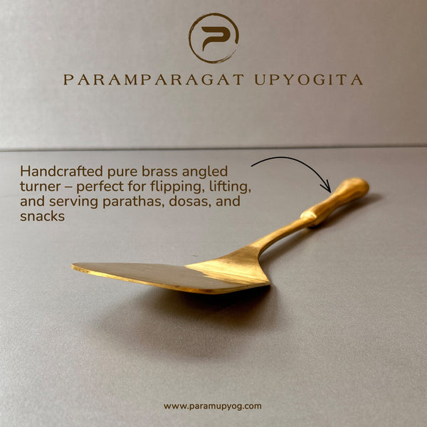 Paramparagat Upyogita Brass Angled Turner
