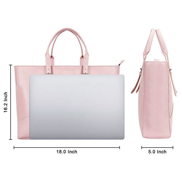 Aura Pink Tote Laptop Bag