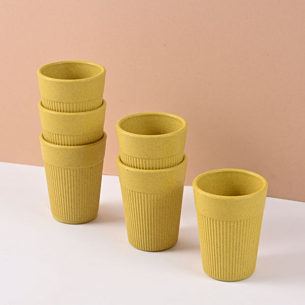 Earth Friendly Statement Chai Cups | Set of 6
