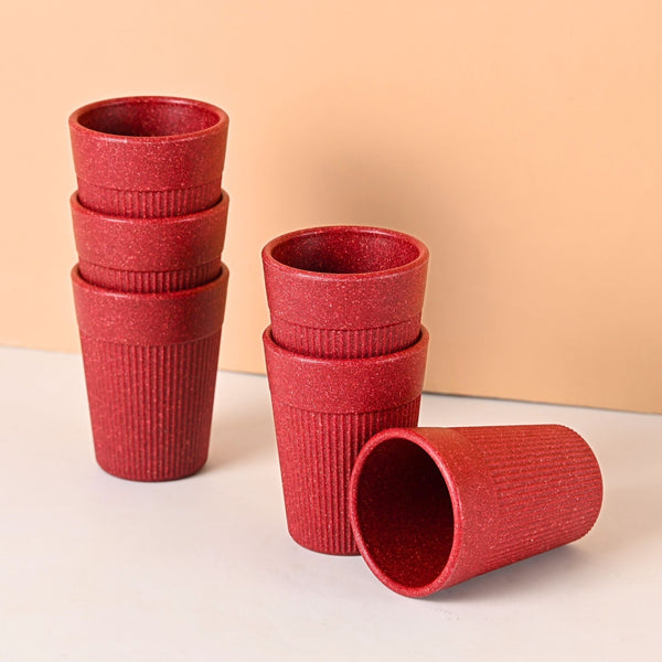 Earth Friendly Statement Chai Cups | Set of 6