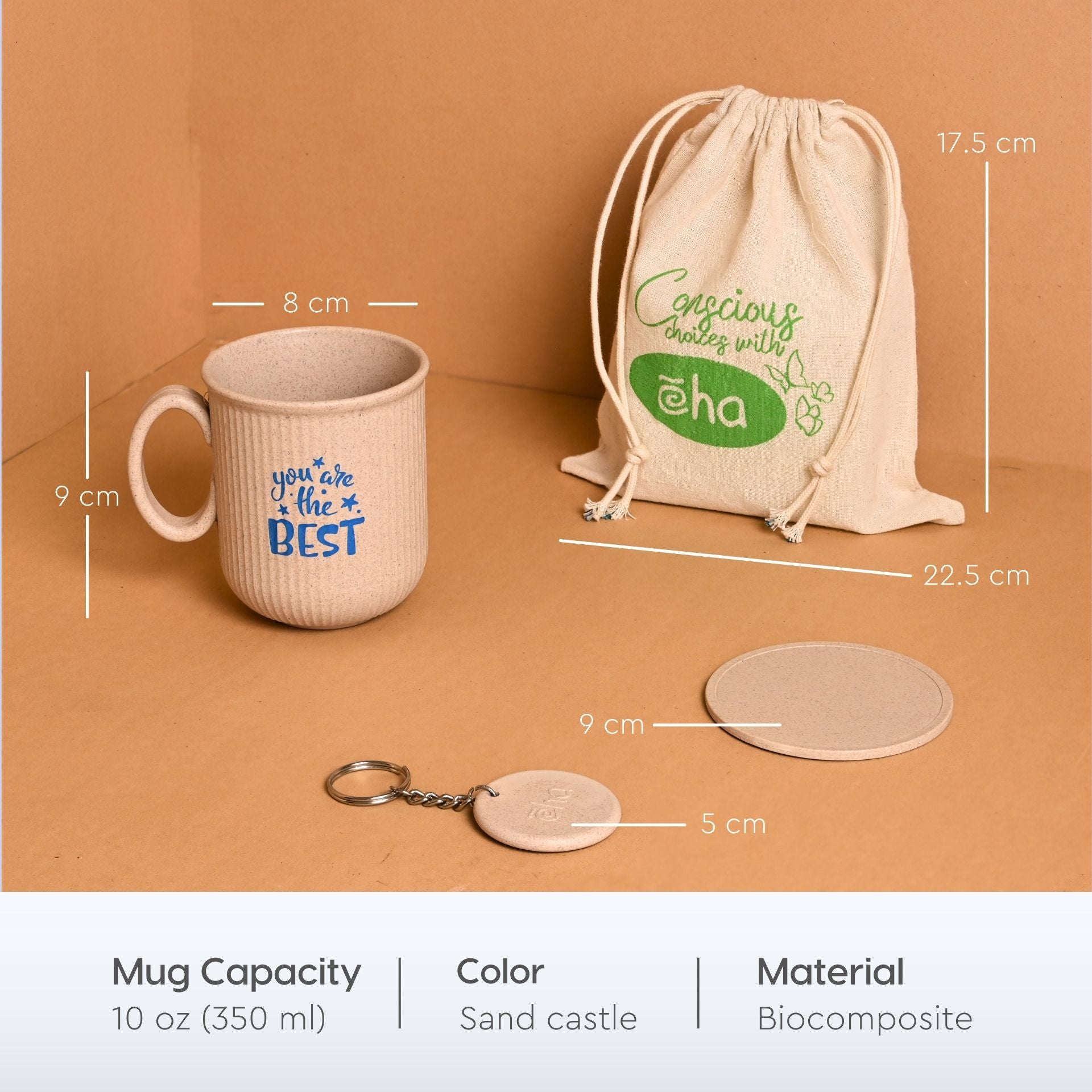 Earth Friendly Statement Coffee Mugs for Anniversary Gift | Set of 1