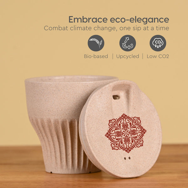 Earth Friendly Gifts | Mandala Printed Mug and Coasters Set