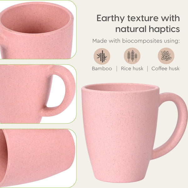 Classic Mug 300 ml | Unbreakable Mugs Made with Rice Husk & Bamboo Fibers