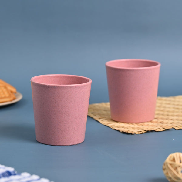 Earth Friendly Small Drinking Glass for Kids | Set of 2