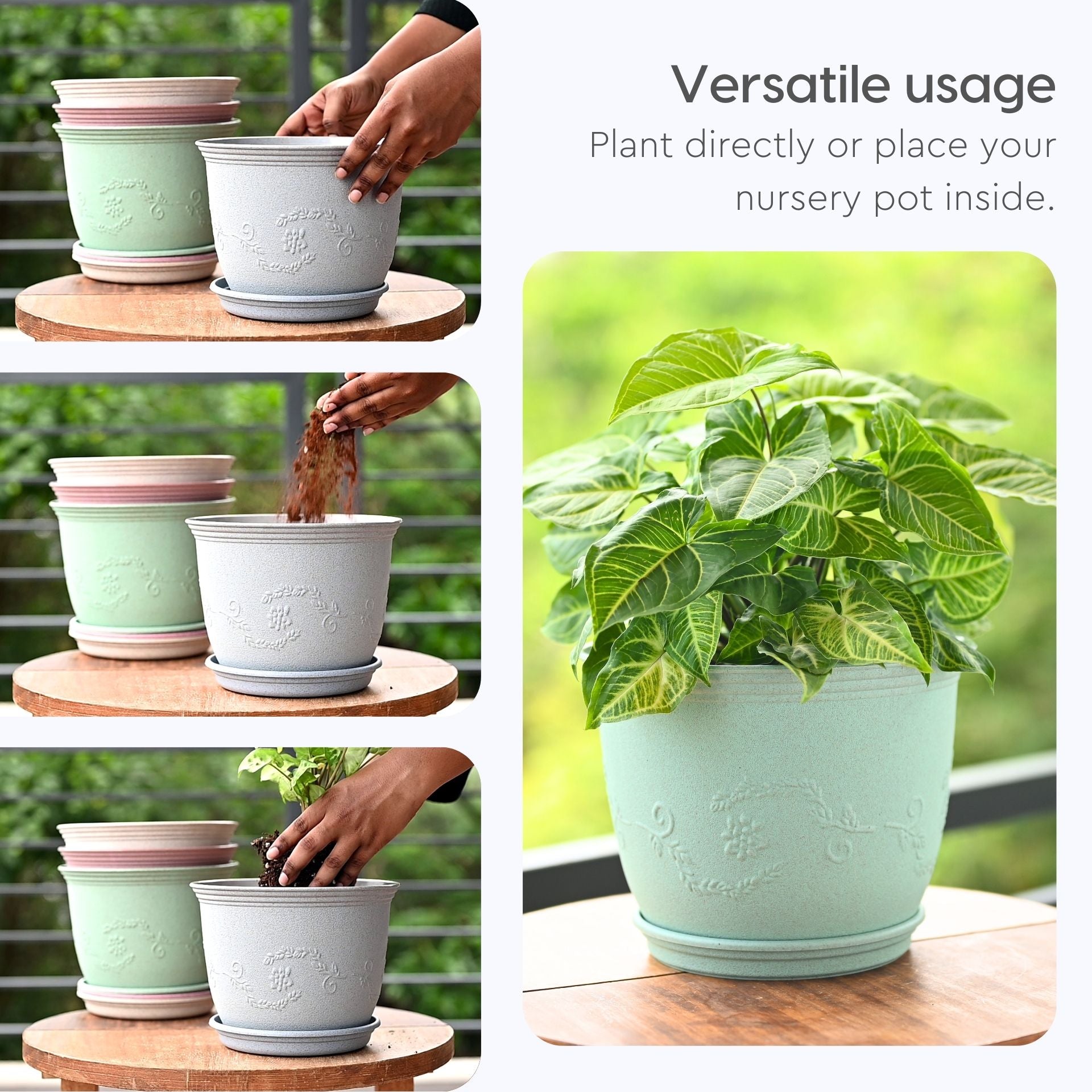 Earth Friendly Planters Leafy 8 image 7