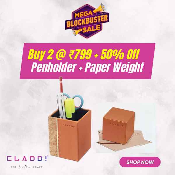 2 in 1 Combo Sale- Pen Holder & Paper Weight
