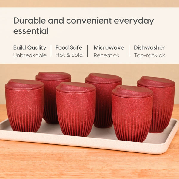 Retro Coffee Mug with Lid – Set of 2 | 350 ml