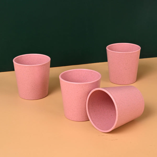 Earth Friendly Small Drinking Glass for Kids | Set of 4