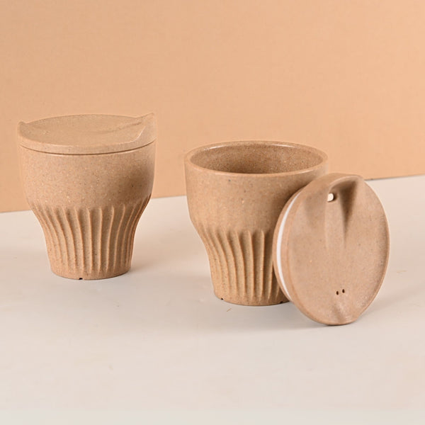 Eha Earth Friendly Rafter Coffee Mug with Lid | Set of 2