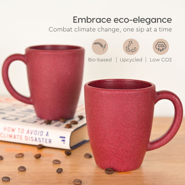 Classic Mug 300 ml | Unbreakable Mugs Made with Rice Husk & Bamboo Fibers