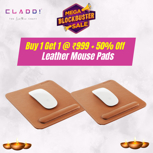 Leather Mouse Pads- Buy 1 Get 1