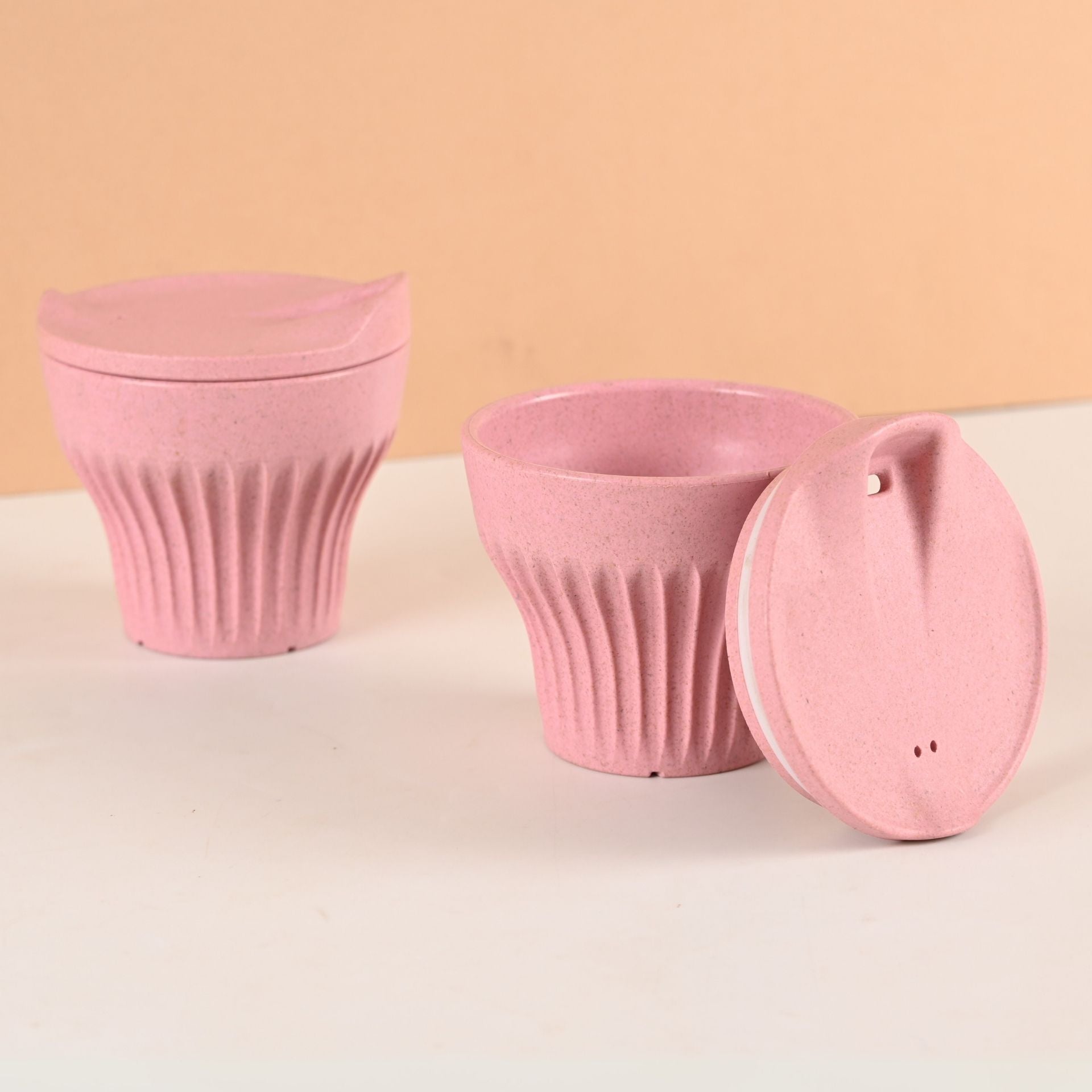 Earth Friendly Rafter Coffee Mug with Lid | Set of 2