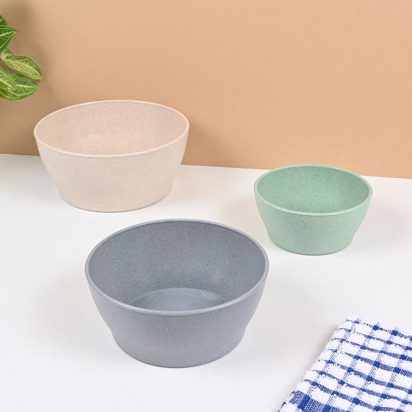 Earth Friendly Elara Serving Bowls | 1000 ml, 600ml, 300ml