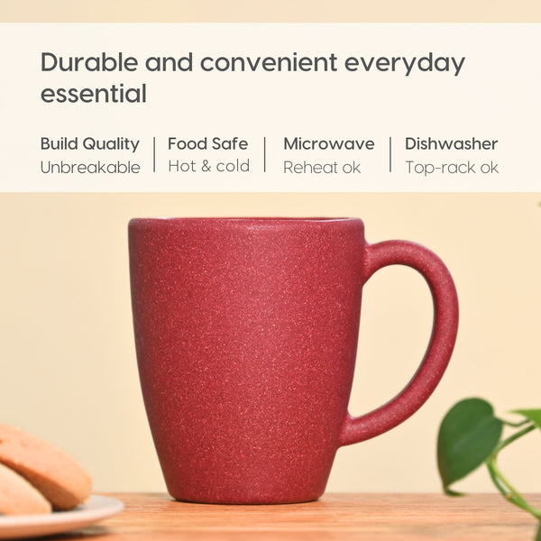 Classic Mug 300 ml | Unbreakable Mugs Made with Rice Husk & Bamboo Fibers