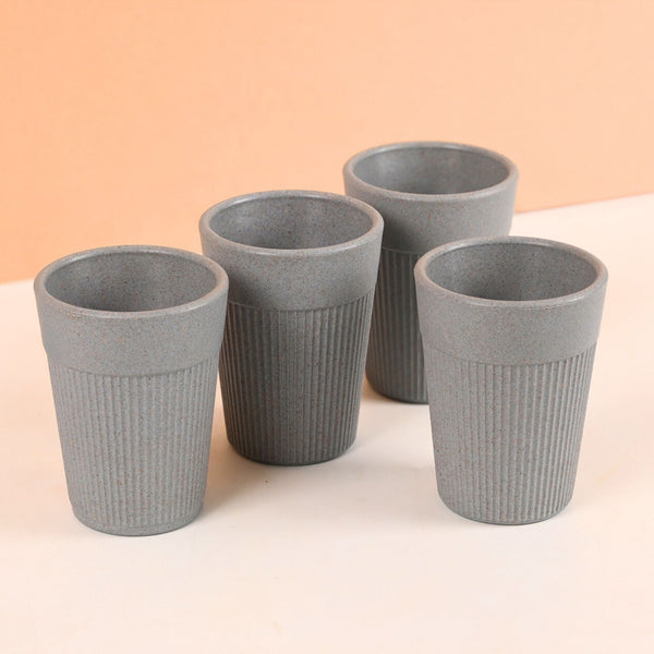 Earth Friendly Statement Chai Cups | Set of 4