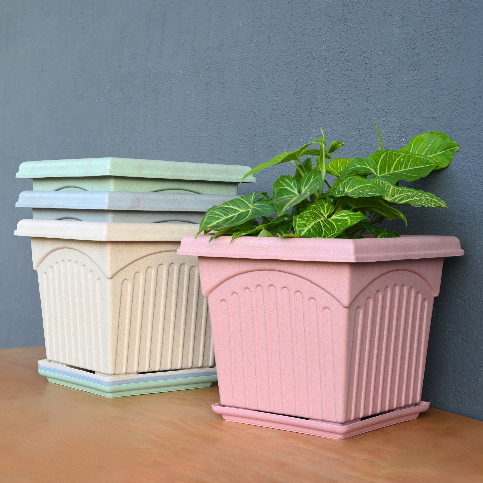 Earth Friendly 12 Archway Planters image 1