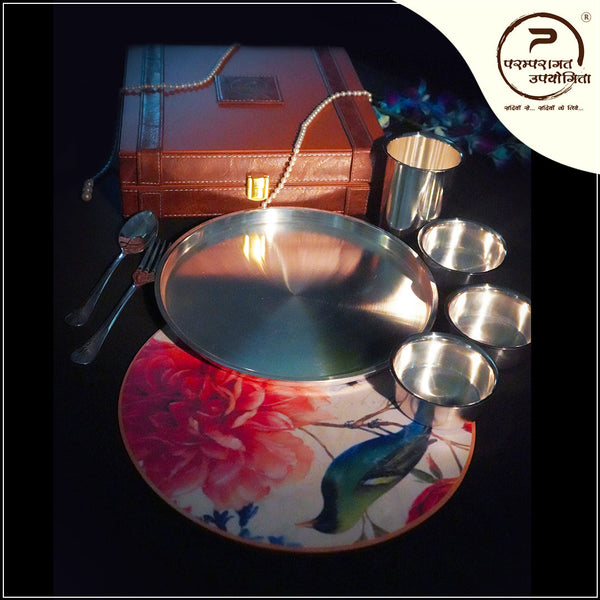 Paramparagat Upyogita Rajsi 11' Single Thali Set