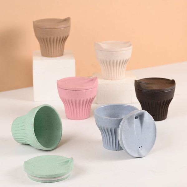 Earth Friendly Rafter Coffee Mug with Lid | Set of 6