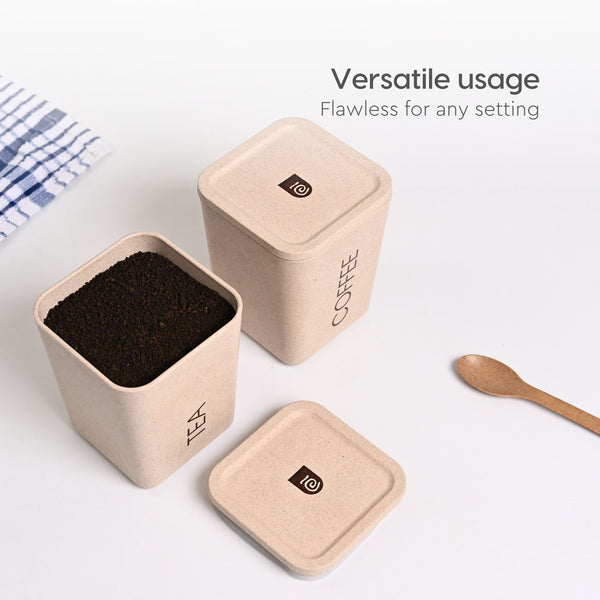 Earth Friendly Kitchen Storage Jars & Containers | Set of 2