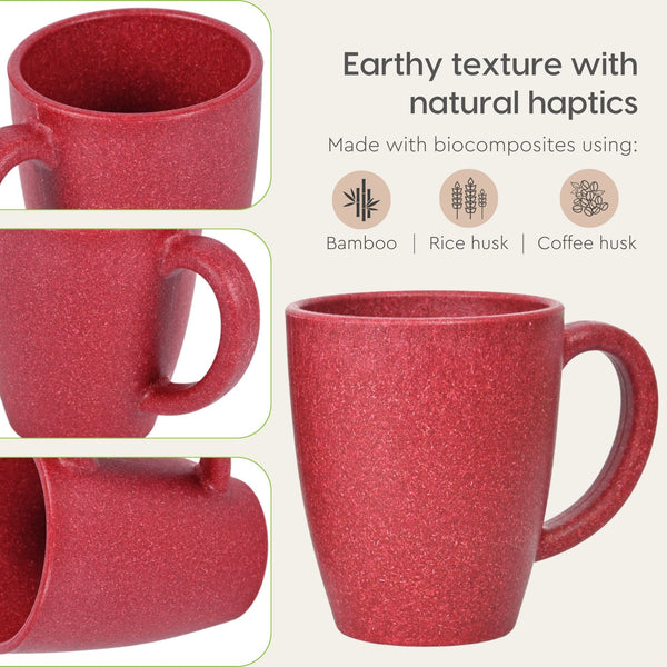Classic Mug 300 ml | Unbreakable Mugs Made with Rice Husk & Bamboo Fibers