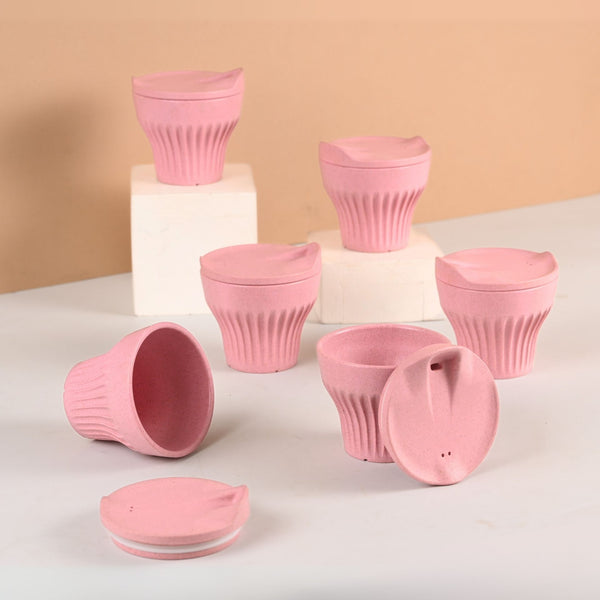 Earth Friendly Rafter Coffee Mug with Lid | Set of 6