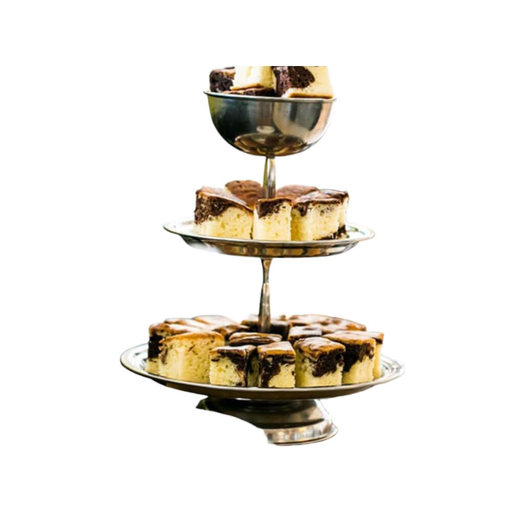 Easy Trade 3 Tier Snack Serving Stand/Cake Stand (Set of 1)