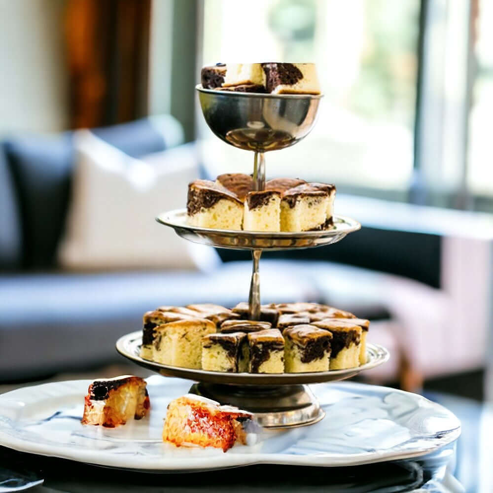 Easy Trade 3 Tier Snack Serving Stand/Cake Stand (Set of 1)