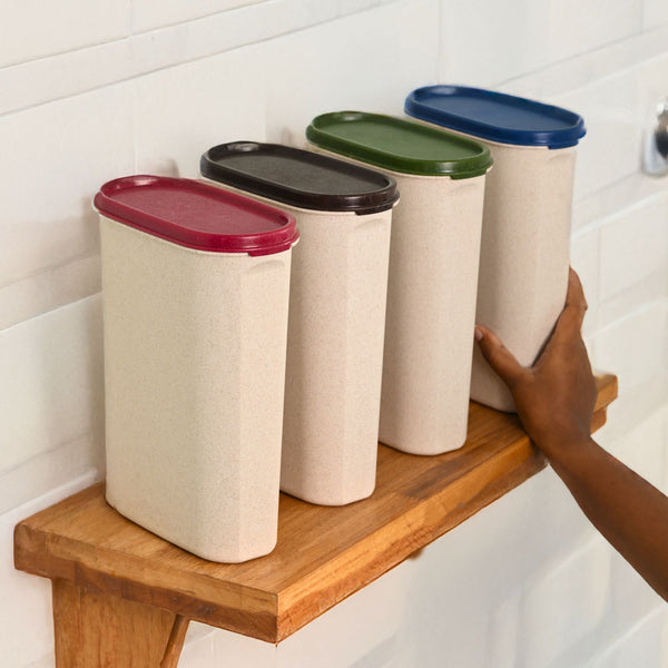 Eha Earth Friendly Storage Containers For Kitchen With Lid | 2400 ml Set of 4 Kitchen Containers