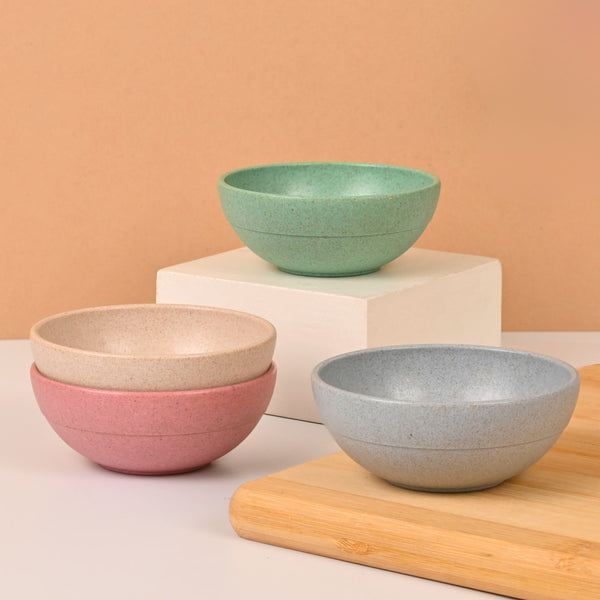 Eha Earth Friendly Set of 4 Dip Bowls for Kitchen | 125 ml