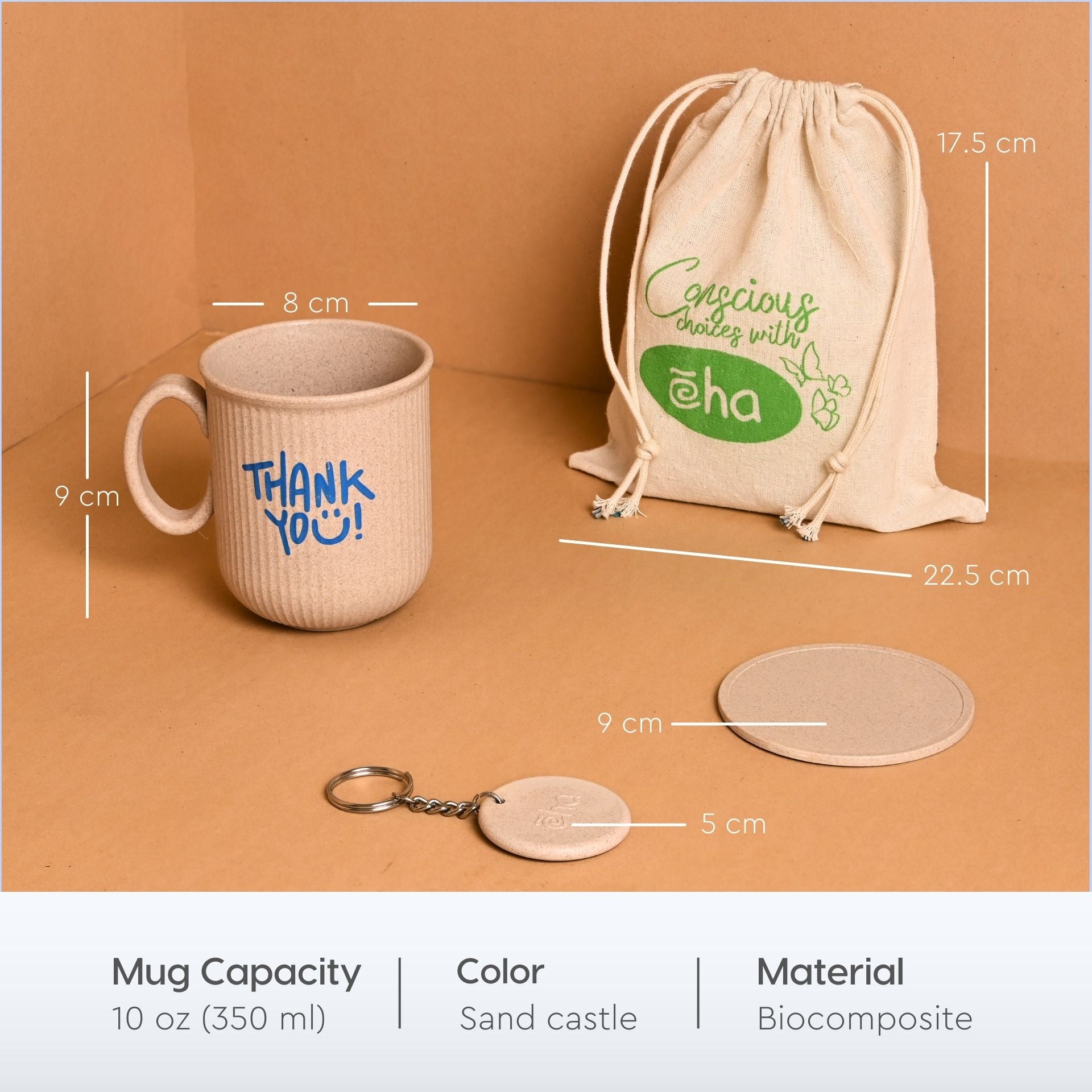 Earth Friendly Statement Coffee Mugs | Set of 1