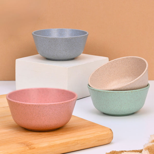 Eha Earth-Friendly Set of 4 Small Curry Bowls for Kitchen | 125 ml