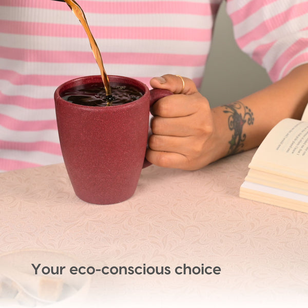 Classic Mug 300 ml | Unbreakable Mugs Made with Rice Husk & Bamboo Fibers