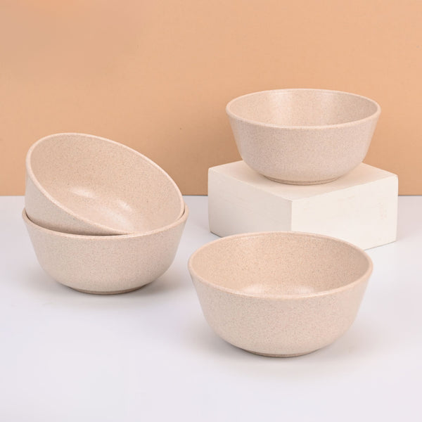 Eha Earth-Friendly Set of 4 Small Curry Bowls for Kitchen | 250 ml