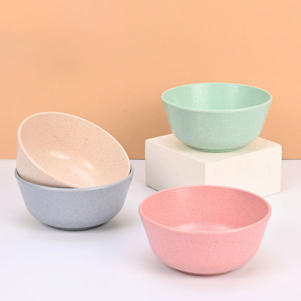 Eha Earth-Friendly Set of 4 Small Curry Bowls for Kitchen | 300 ml