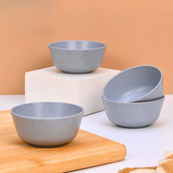 Eha Earth-Friendly Set of 4 Small Curry Bowls for Kitchen | 125 ml