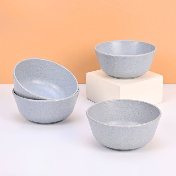 Eha Earth-Friendly Set of 4 Small Curry Bowls for Kitchen | 250 ml