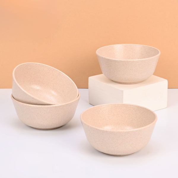 Eha Earth-Friendly Set of 4 Small Curry Bowls for Kitchen | 300 ml