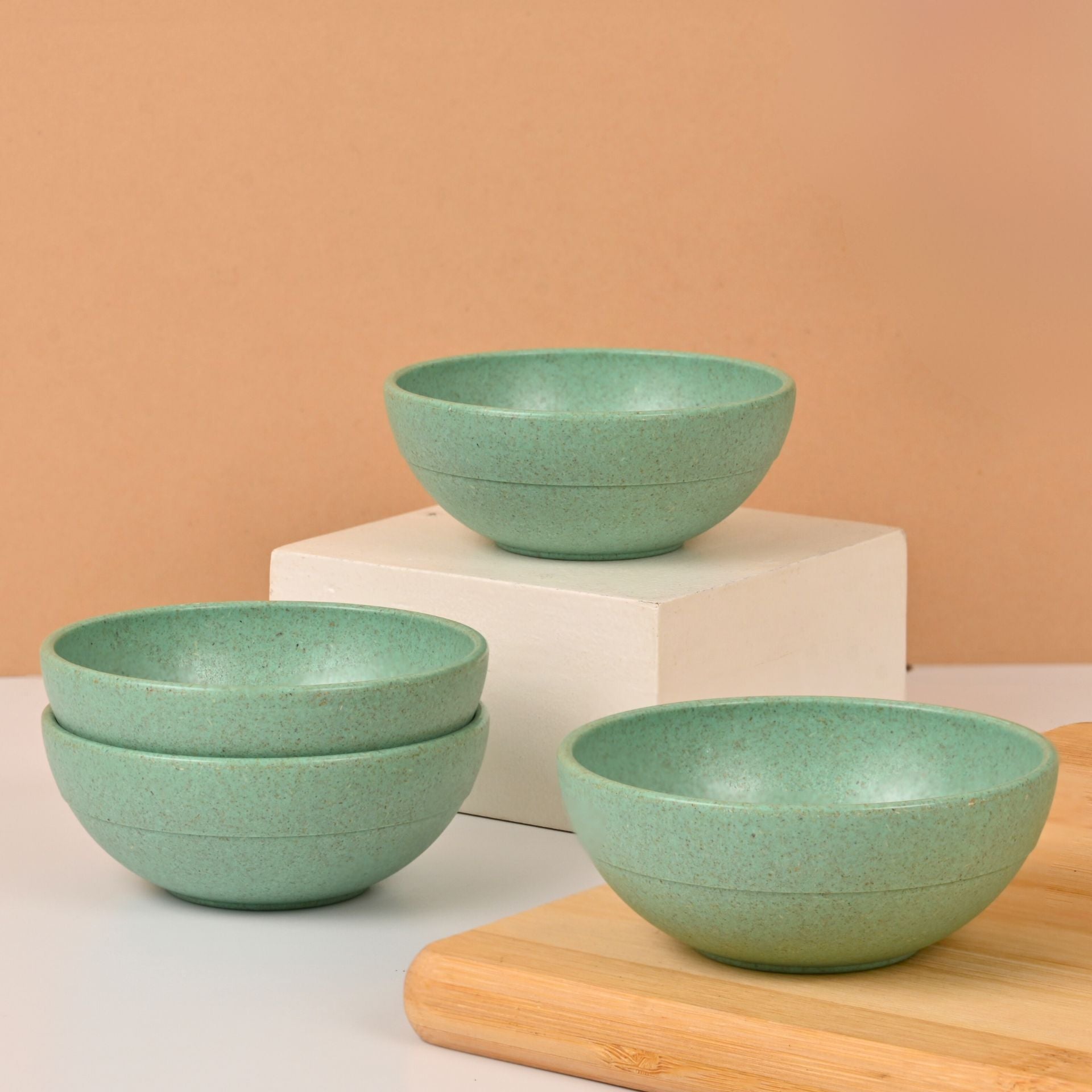 Eha Earth Friendly Set of 4 Dip Bowls for Kitchen | 125 ml