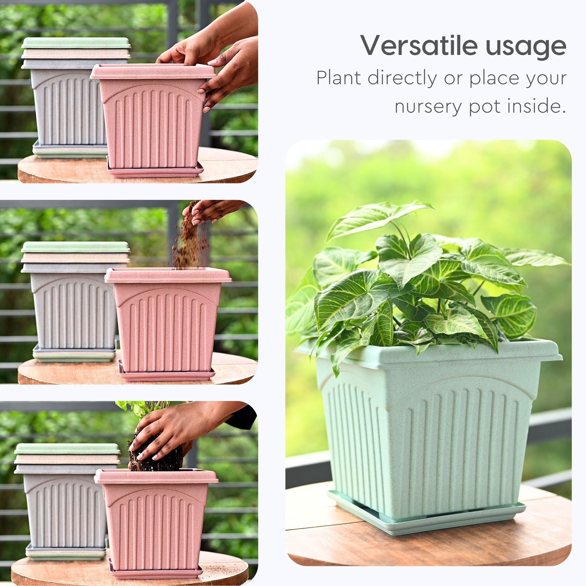 Earth Friendly 8 Archway Planters image 5