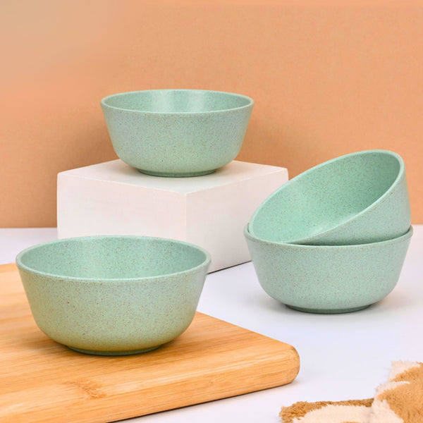 Eha Earth-Friendly Set of 4 Small Curry Bowls for Kitchen | 175 ml