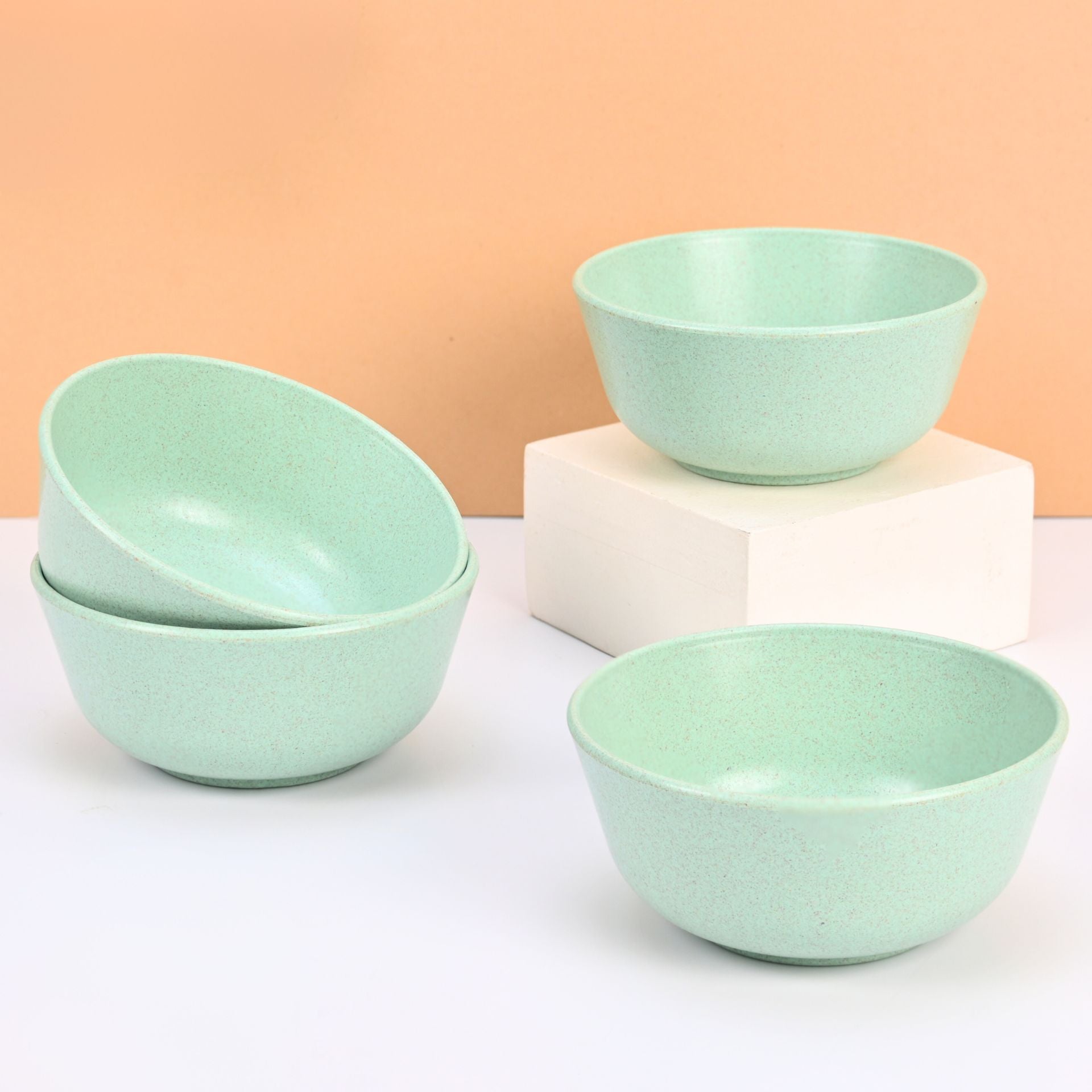 Eha Earth-Friendly Set of 4 Small Curry Bowls for Kitchen | 250 ml