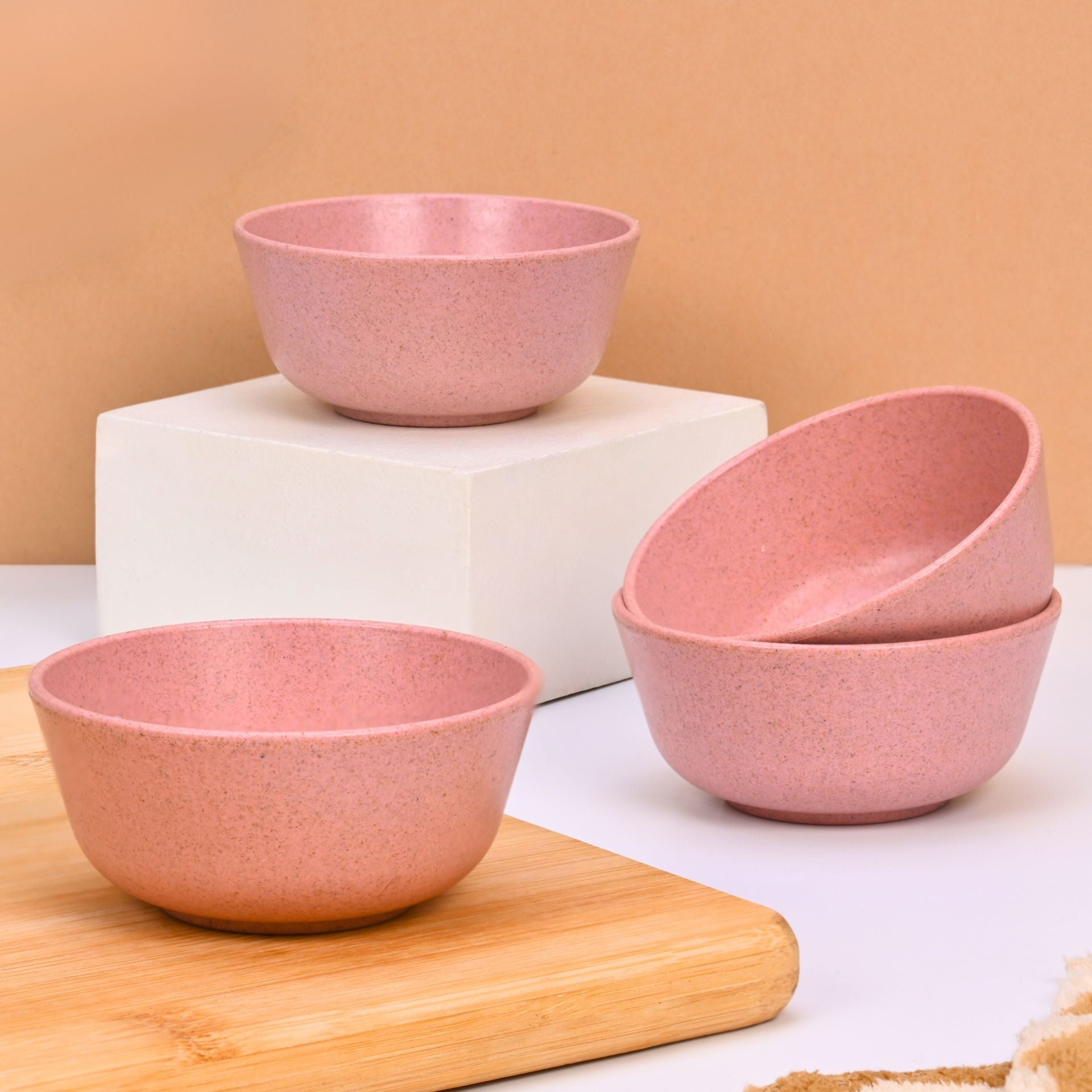 Eha Earth-Friendly Set of 4 Small Curry Bowls for Kitchen | 125 ml