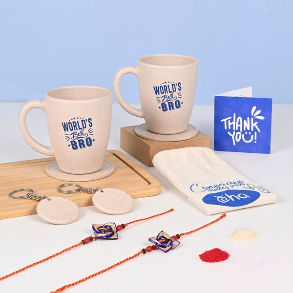 Earth Friendly Rakshabandhan Gift for Brother | Set of 2