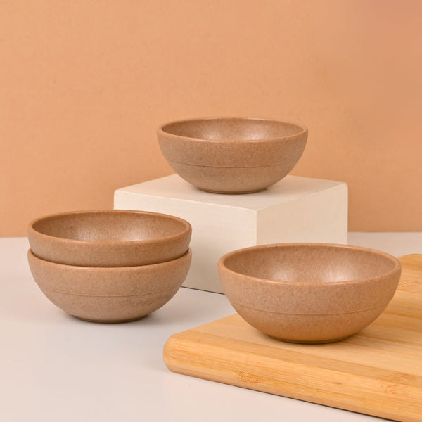 Eha Earth Friendly Set of 4 Dip Bowls for Kitchen | 125 ml