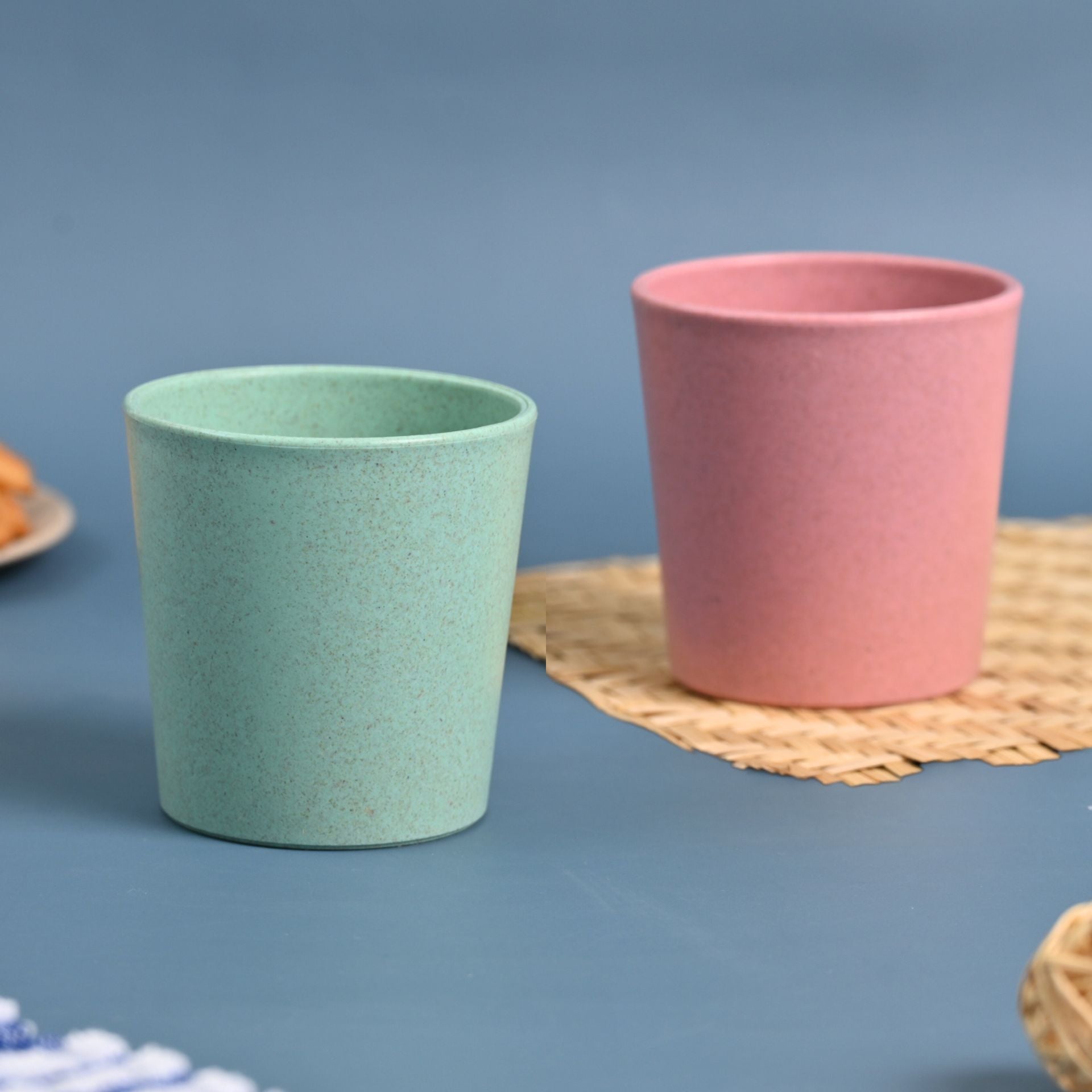 Earth Friendly Small Drinking Glass for Kids | Set of 2