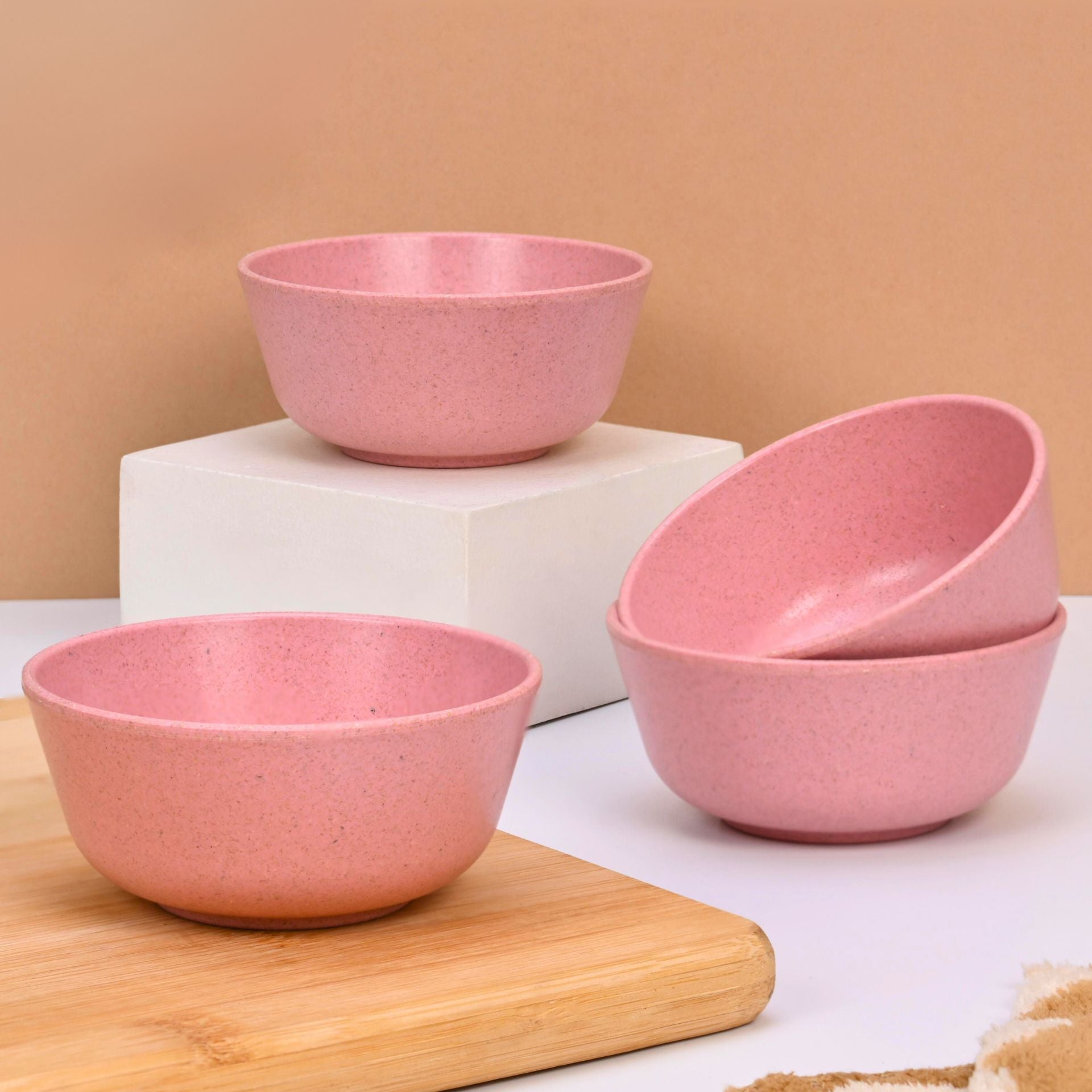 Eha Earth-Friendly Set of 4 Small Curry Bowls for Kitchen | 175 ml